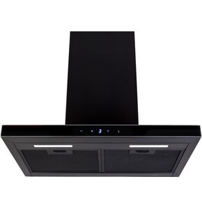 Okap VDB T-Look 60 Czarny 640m3/h 60dB klasa B