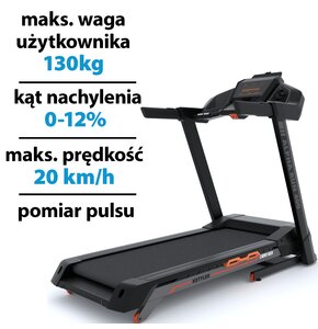 Bieżnia elektryczna KETTLER Alpha Run 400 1800W 20km/h