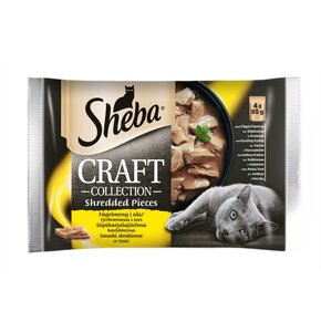Karma dla kota SHEBA Craft Collection Smaki Drobiowe 4 x 85 g