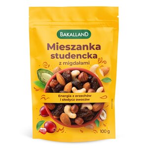 Mieszanka studencka z migdałami BAKALLAND (100 g)
