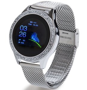 Smartwatch ORO-MED Smart Crystal Srebrny