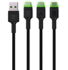 Kabel USB - USB-C GREEN CELL 1.2 m