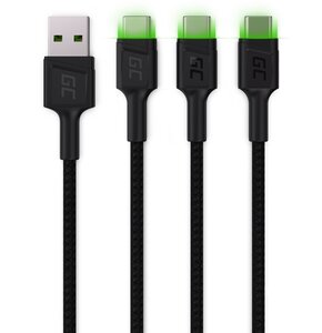 Kabel USB - USB-C GREEN CELL 2 m