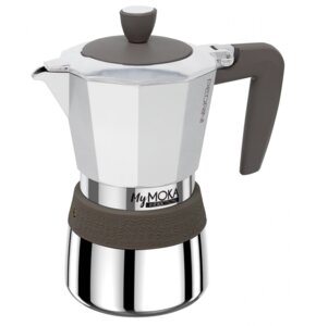 Kawiarka PEDRINI MyMoka 6 TZ Stalowy