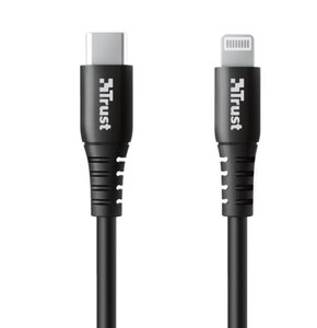 Kabel USB-C - Lightning TRUST Ndura 1m Czarny