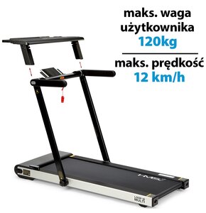 Bieżnia elektryczna HMS Loop 12 Multi 930W 12km/h Czarny