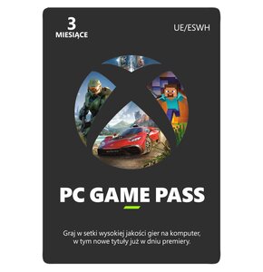 Kod aktywacyjny MICROSOFT PC Game Pass 3 miesiące