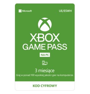 Kod aktywacyjny MICROSOFT Xbox Game Pass PC 3 miesiące