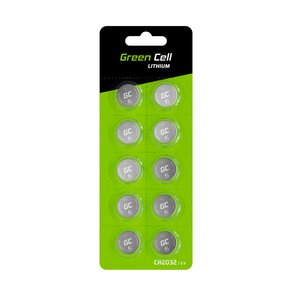 Baterie CR2032 220 mAh GREENCELL Lithium (10 szt.)