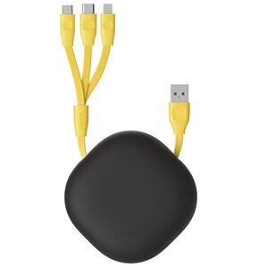 Kabel USB - Lightning/USB-C/Micro USB BASEUS Let's go Little Reunion 0.85 m