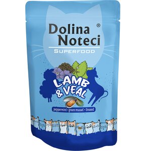 Karma dla kota DOLINA NOTECI Superfood Jagnięcina i cielęcina 85 g