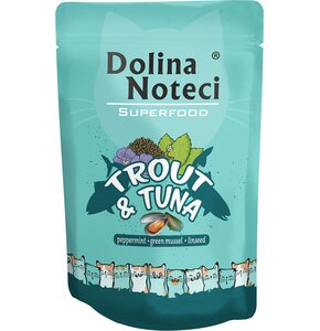 Karma dla kota DOLINA NOTECI Superfood Pstrąg i tuńczyk 85 g