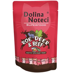 Karma dla kota DOLINA NOTECI Superfood Sarna i wołowina 85 g
