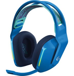 Słuchawki LOGITECH G733 Lightspeed Bezprzewodowe, Nauszne, Dźwięk przestrzenny Niebieski