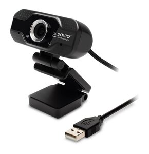 Kamera internetowa SAVIO CAK-01 FullHD Webcam USB-A - 1080p