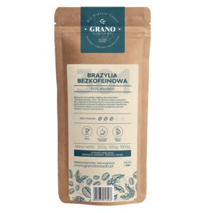 Kawa ziarnista GRANO TOSTADO Brazylia Bezkofeinowa Arabica 1 kg