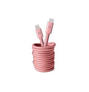 Kabel USB-C - Lightning FRESH N REBEL 3.0 m Dusty Pink Różowy