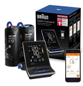 Ciśnieniomierz BRAUN ExactFit 5 Connect BUA6350 Czarny