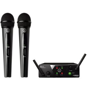 Zestaw bezprzewodowy AKG WMS40 US25 B/D z dwoma mikrofonami