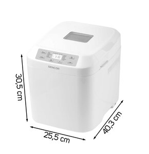Wypiekacz do chleba SENCOR SBR 1040WH (25.5 x 30.5 x 40.3 cm)