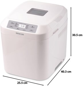 Wypiekacz do chleba SENCOR SBR 1040WH (25.5 x 30.5 x 40.3 cm)