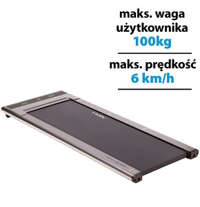 Bieżnia elektryczna HMS Loop 06 Szary 367W 6km/h