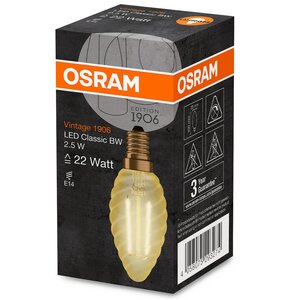 Żarówka LED OSRAM 1906LCBW22 2.5W E14