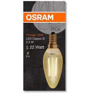 Żarówka LED OSRAM 1906LEDCB222 2.5W E14