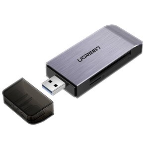 Czytnik kart SD/MicroSD UGREEN CM180 Srebrny