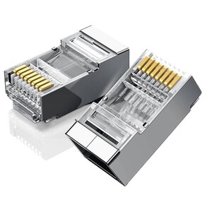 Wtyk UGREEN 20333 Modularny, Kategoria 6, Pozłacane styki (10 szt.)
