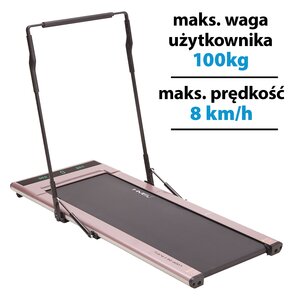Bieżnia elektryczna HMS LOOP08 Różowy 368W 8km/h