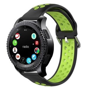 Pasek TECH-PROTECT SoftBand do Samsung Galaxy Watch 3 (45mm) Czarno-zielony
