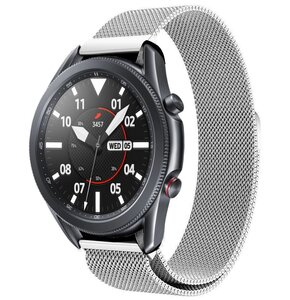 Pasek TECH-PROTECT MilaneseBand do Samsung Galaxy Watch 3 (45mm) Srebrny