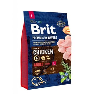 Karma dla psa BRIT Premium By Nature Large Kurczak 3 kg