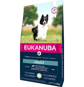 Karma dla psa EUKANUBA Adult Small & Medium Breeds Adult Jagnięcina z ryżem 2.5 kg