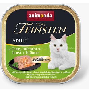 Karma dla kota ANIMONDA Vom Feinsten Indyk i kurczak z ziołami 100 g