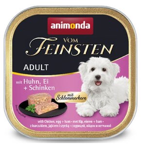 Karma dla psa ANIMONDA Vom Feinsten Kurczak z jajkiem i szynką 150 g
