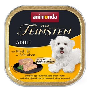 Karma dla psa ANIMONDA Vom Feinsten Wołowina z jajkiem i szynką 150 g