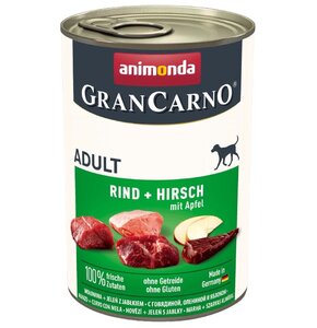 Karma dla psa ANIMONDA GranCarno Wołowina z jeleniem i jabłkiem 400 g