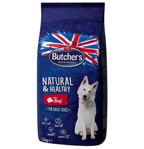 Karma dla psa BUTCHER'S Natural & Healthy z wołowiną 10 kg