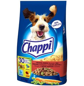 Karma dla psa CHAPPI Wołowina z drobiem i warzywami 2.7 kg