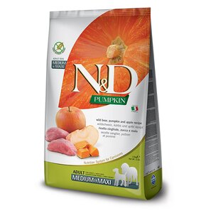 Karma dla psa FARMINA N&D Dziczyzna z dynią i jabłkiem Medium & Maxi 12 kg