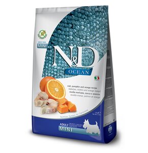 Karma dla psa FARMINA N&D Ocean Cod Pumpkin and Orange Adult Mini 7 kg