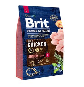 Karma dla psa BRIT Premium By Nature Junior Kurczak 3 kg