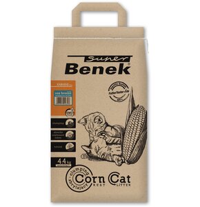 Żwirek dla kota SUPER BENEK Corn Cat Morska Bryza 7 L