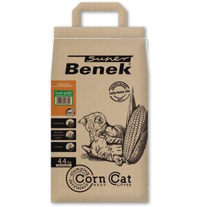 Żwirek dla kota SUPER BENEK Corn Cat Świeża Trawa 7 L