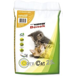 Żwirek dla kota SUPER BENEK Corn Cat Classic Naturalny 17684 25 L