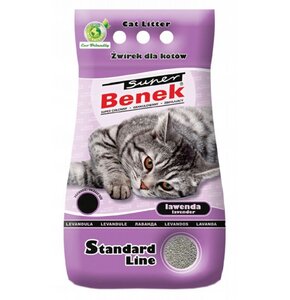 Żwirek dla kota SUPER BENEK Standard Lawenda 25 L