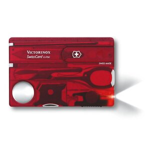 Niezbędnik VICTORINOX Swiss Card Lite Ruby 0.7300.T Czerwony