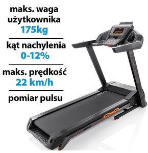 Bieżnia elektryczna KETTLER Alpha Run 800 2900W 22km/h